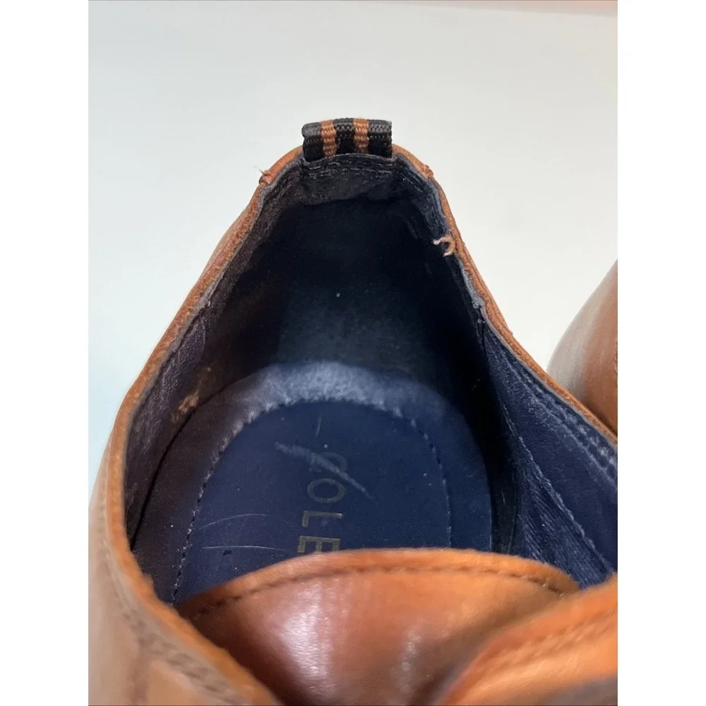 Cole Haan Men's‎ 11.5M Brown Leather Oxford Casual Dress Comfort Shoes
